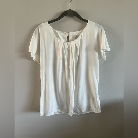 Boden Ravello silk top white size 12 - Picture 3 of 12